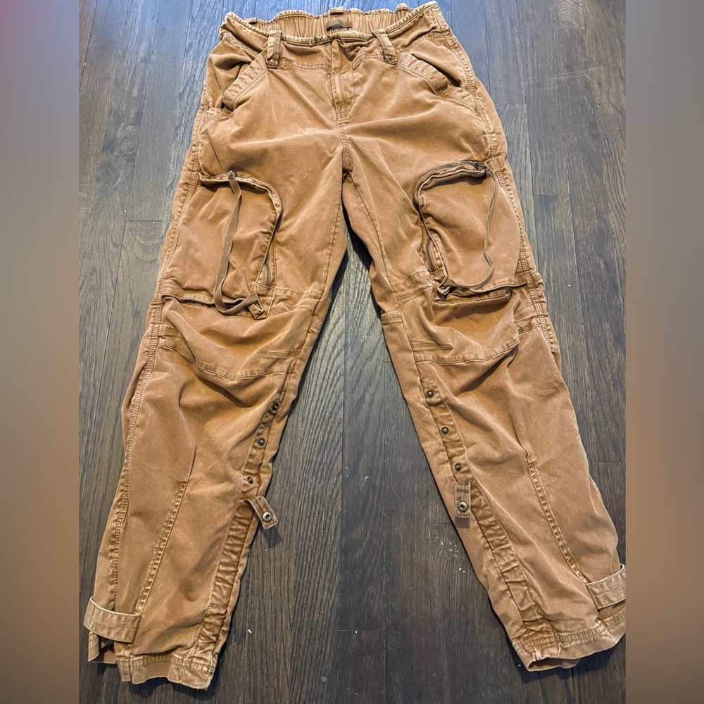 We The Free Brown Cargo Pants
